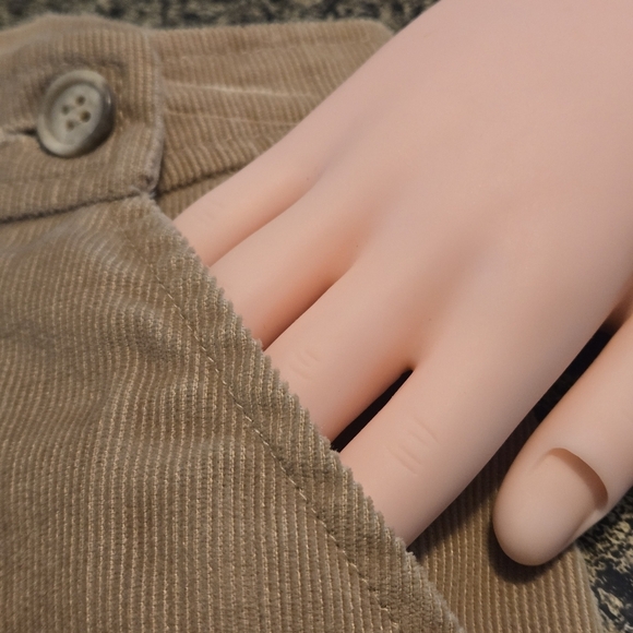 Vintage Dimensions V Corduroy Skirt Women’s Size 10 Beige High Waist A-Line - Picture 6 of 11